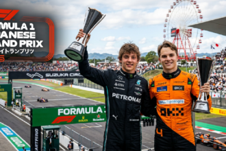 Antonelli claims Japanese GP victory as Piastri takes second