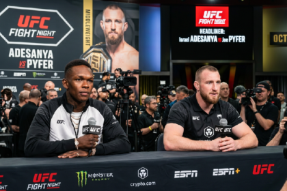Israel Adesanya faces Joe Pyfer in UFC headliner