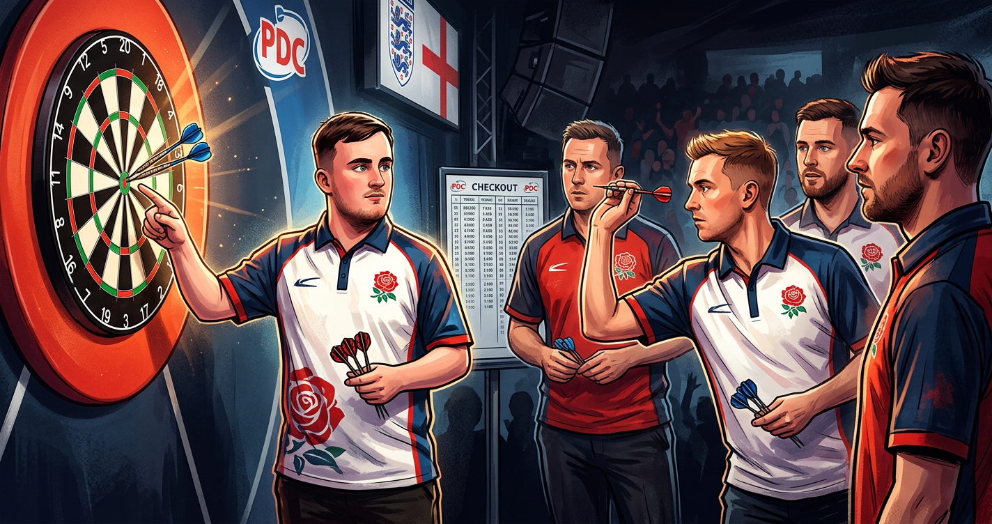 Teenager Littler Leads Technical Drills for England Teammates