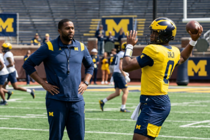 Michigan football quarterback competition heats up under Moore