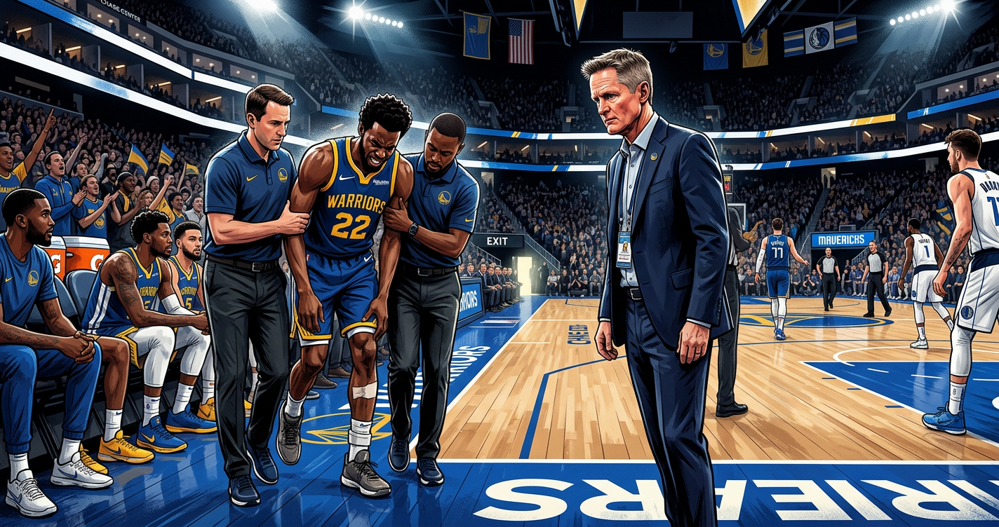 Golden State Wing Forced Out of Mavericks Clash