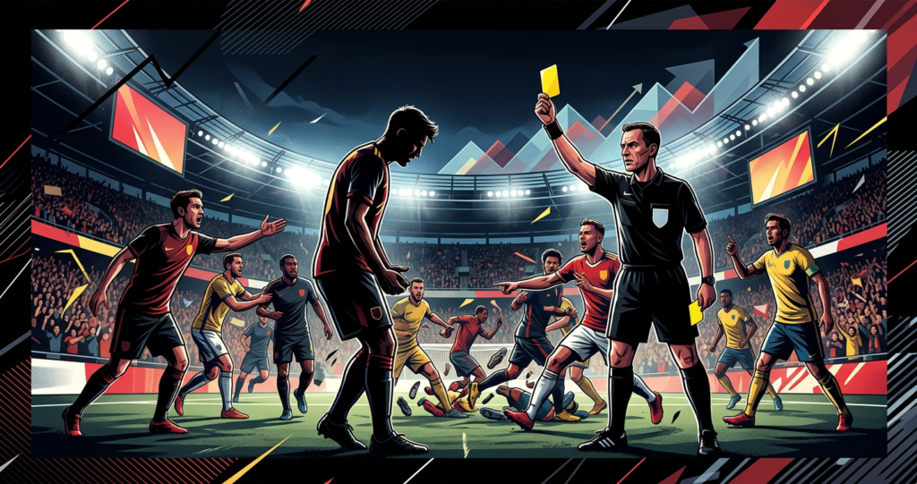 Referees target provocative play as yellow cards surge