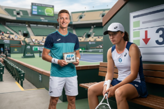 Swiatek slips below world No. 3 while Lehecka hits top 15