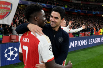 Arteta Praises Saka as Arsenal Navigate European Knockout Stages