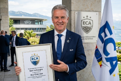 Bart Verhaeghe named Vice-Chairman of European Club Association