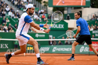 Berrettini Find Rhythm Against Medvedev in Monte-Carlo Masters Clash