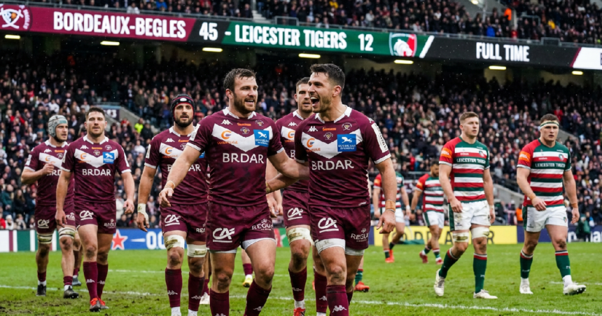 Bordeaux dismantles Leicester in brilliant rugby showcase