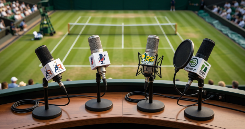 Comparing the top four professional tennis podcasts