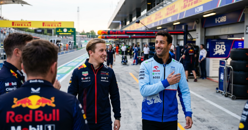 Daniel Ricciardo signals gratitude to Red Bull following career transition