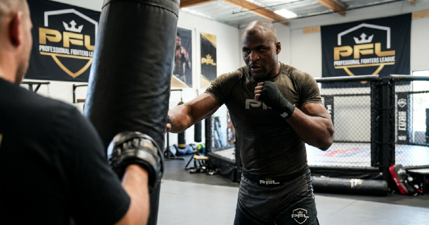 Francis Ngannou displays massive power in MMA return video