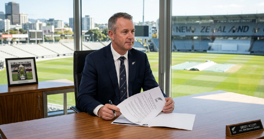 Former Bowler Geoff Allott Named New Zealand Cricket CEO