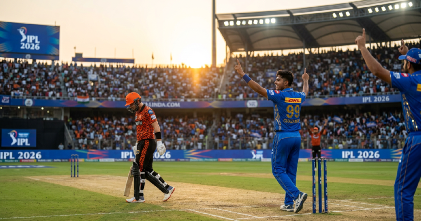 AM Ghazanfar Double Strike Stuns Sunrisers as Mumbai Indians Surge