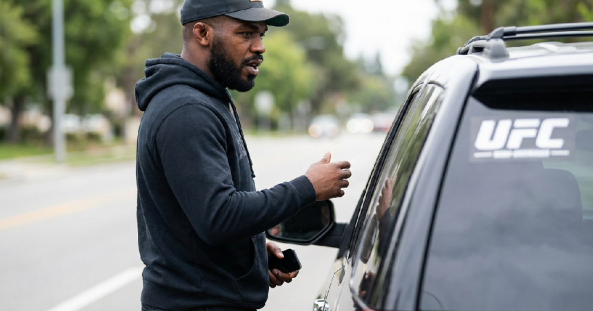 Jon Jones involved in road-rage incident seen in new video