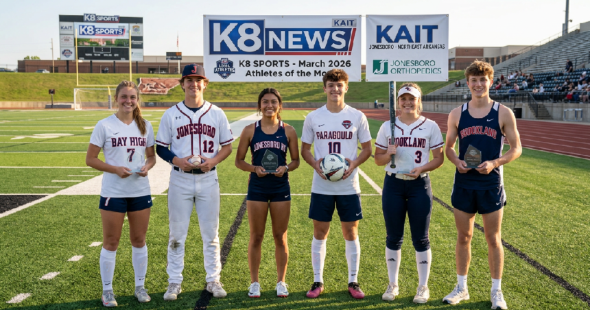 K8 Sports Athletes of the Month March 2026 honors announced