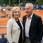 Karol Strasburger and wife appear at Narvil Gentlemen’s Tennis Cup