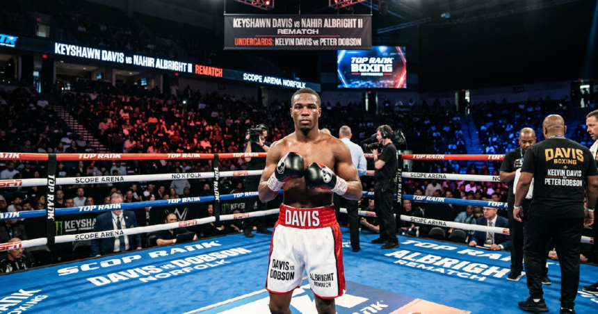 Kelvin Davis Joins Albright Rematch Card Against Peter Dobson
