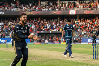 Kohli Ignites RCB with Fiery Reaction After Catching Gill