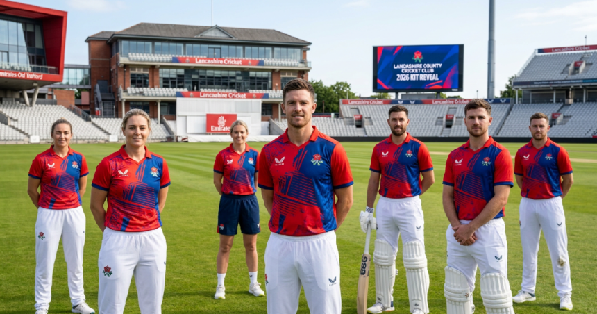 Lancashire Cricket and Castore reveal 1990s style 2026 shirts