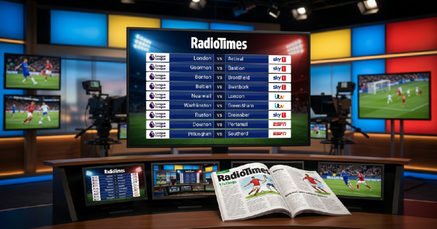 Live football on TV today Radio Times updates broadcast schedule
