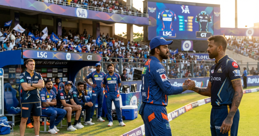LSG and GT battle for playoff positioning in the Indian Premier League
