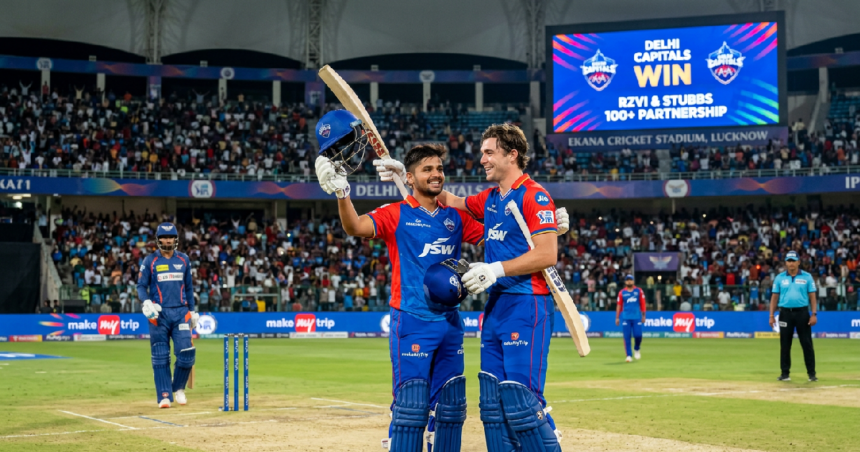 Rizvi and Stubbs Century Stand Seals Delhi Capitals Win over LSG