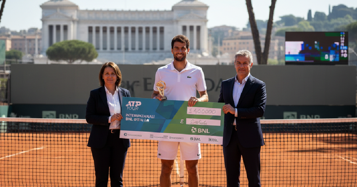 ATP Indicates Adjustments to Rome Tennis Prize Money Structure