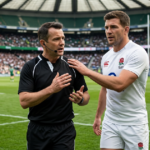 Rugby referee appeals for support as England star intervenes