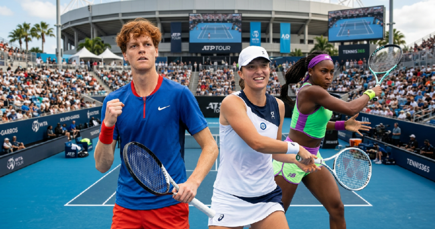 Sinner Targets Top Spot as Swiatek and Gauff Refine Strategy