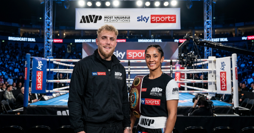 Sky Sports signs major broadcast deal with Jake Paul and MVP