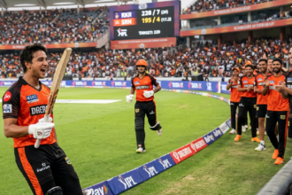 Sunrisers Hyderabad Overcome Sooryavanshi Century in Record-Breaking Chase