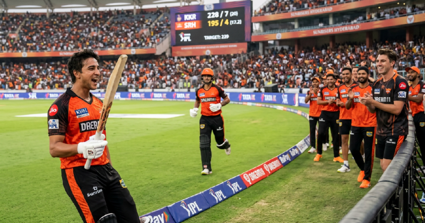 Sunrisers Hyderabad Overcome Sooryavanshi Century in Record-Breaking Chase