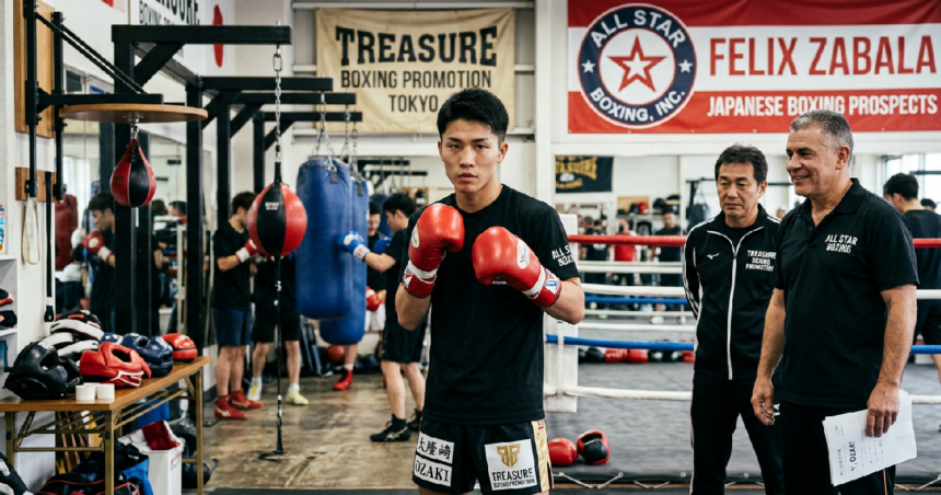 All Star Boxing Signs Undefeated Japanese Prospect Yuga Ozaki