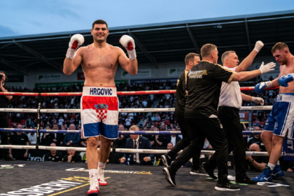 Filip Hrgovic Halts Dave Allen in Third Round at Eco-Power Stadium