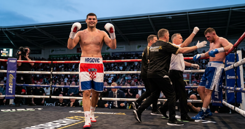 Filip Hrgovic Halts Dave Allen in Third Round at Eco-Power Stadium