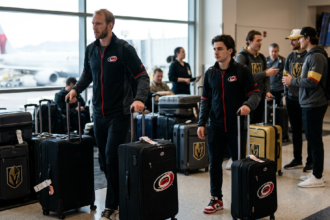 Carolina Hurricanes and Vegas Golden Knights travel to Nevada for Game 3