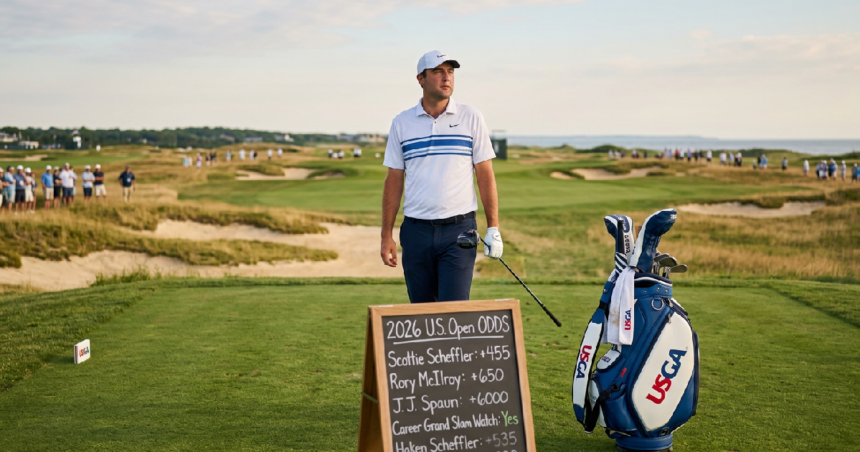 Scottie Scheffler opens as +455 favorite for U.S. Open at Shinnecock Hills