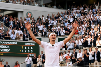 Alexander Zverev defeats Jakub Mensik 7-5, 6-2, 3-6, 6-3 to reach French Open final