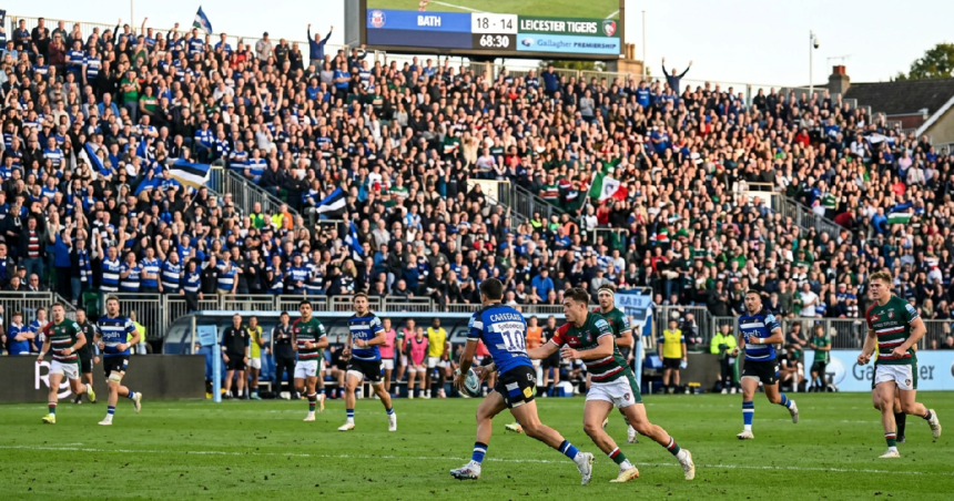 Bath Rugby targets second place against Leicester Tigers at The Rec