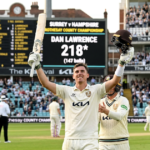 Dan Lawrence smashes 218 runs, fastest double-century at Kia Oval