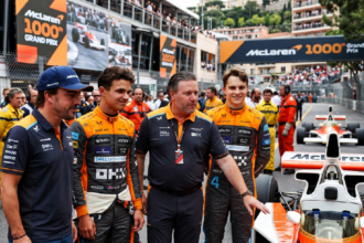 Fernando Alonso honors McLaren's 1000th Grand Prix at Monaco event