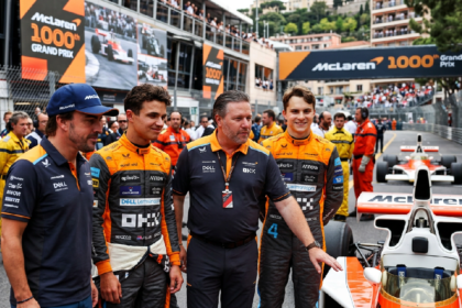 Fernando Alonso honors McLaren's 1000th Grand Prix at Monaco event