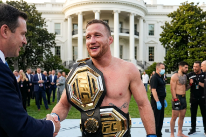 Justin Gaethje claims undisputed lightweight belt, ending Ilia Topuria's streak