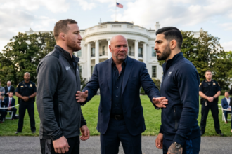 Justin Gaethje targets Ilia Topuria's undefeated streak at White House event