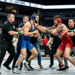Khamzat Chimaev and Dillon Danis spark brawl after quick pinfall at Chaifetz Arena