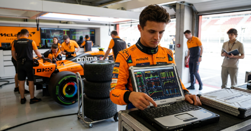 Lando Norris clocks fastest FP2 lap but remains unsatisfied with car performance