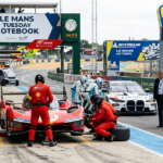 AF Corse Ferrari and Team WRT BMW tie Pit Stop Challenge at 8.870 seconds