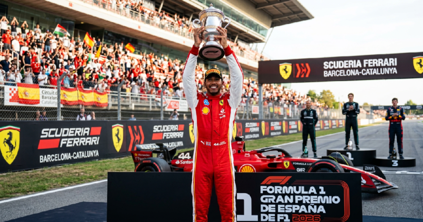 Lewis Hamilton wins first Ferrari Grand Prix in 686 days at Barcelona-Catalunya