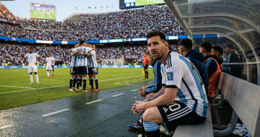 Lionel Messi sidelined with leg discomfort as Argentina beats Honduras 2-0