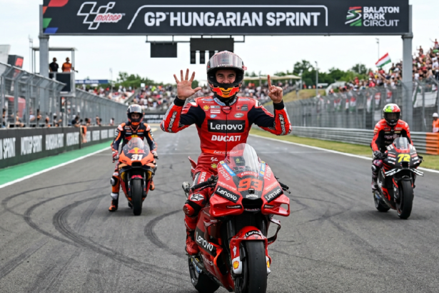 Marc Marquez wins MotoGP race at Balaton Park, ties record with 18 victories