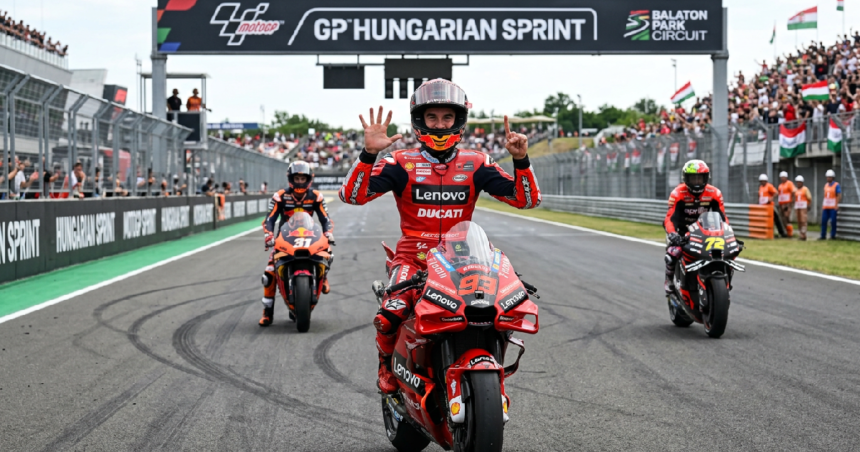 Marc Marquez wins MotoGP race at Balaton Park, ties record with 18 victories